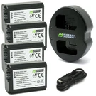 Wasabi Power Battery (4-PACK) And Dual Usb Charger By Sony NP-FW50. Fixed Price $44.99.