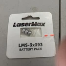 Lasermax Batteries LMS-3X393. Fixed Price $24.00.