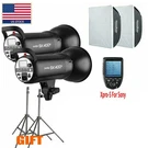 Us 800W 2X Godox SK400II 400W Studio Flash Strobe Light+xpro-s+softbox For Sony. Fixed Price $447.00.