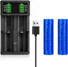 3.7 Usb Battery Charger With Pack 3,7 2200MAH Flat Top Ni-mh, Bay Lc. Fixed Price $27.92.