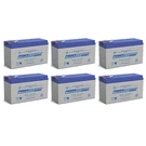 Power-sonic 12V 9AH Replacement Battery For Apc Smartups 1500VA Usb 6 Pack. Fixed Price $149.99.
