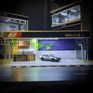 Diorama 1/64 Scale Tofu Shop Garage Display With Led Handmade Diecast. Fixed Price $48.80.