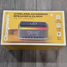 Chargeworx Wireless-charging Speaker & Clock 15W Fast 7HRS Playtime New. Fixed Price $27.50.