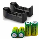 Skywolfeye 16340 Battery 3.7V 1800MAH Rechargeable RCR123A Cell Charger Usa Lot. Fixed Price $29.69.