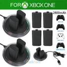 2 For Xbox One Controller Play Dual Charging Dock + 4X Rechargeable Battery Pack. Fixed Price $14.99.