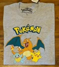 Pokemon Kanto Starters Pikachu T-shirt Men's Large (gray) Nwt. Fixed Price $11.00.