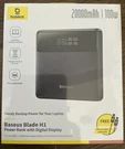 Baseus Blade H1 Power Bank 20000MAH Usb-c 100W Black New In Box. Fixed Price $49.99.