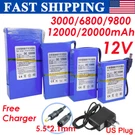 12V Dc Rechargeable Lithium-ion Battery Portable Pack W/ Charger Switch. Fixed Price $28.49.