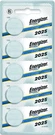 500 (5 Boxes Of 100) Energizer CR2025 155MAH 3V Lithium LIMNO2 Expires 2034. Fixed Price $374.95.