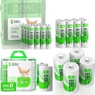 Ebl Lot D Size 9V Battery 6F22 Ni-mh/li-ion Rechargeable Batteries Usa. Fixed Price $29.99.