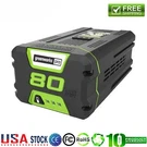80V 8.0AH Lithium-ion Battery For Greenworks Pro GBA80200 GBA80600 2601302. Fixed Price $89.98.
