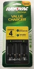 Rayovac Rechargeable Battery Charger For / 4AAA Batteries. Fixed Price $14.99.