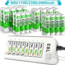 Ebl Aaa Rechargeable Batteries 2300 1100 2800MAH / Ni-mh Optional Charger Lot. Fixed Price $15.49.