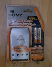 Vintage Sony Battery Charger With Aa Ni-mh Rechargeable Batteries (BCG-34HE4). Fixed Price $220.00.