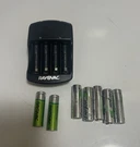 Rayovac Rechargeable Battery Charger For Aa/aaa Models PS135 With Batteries. Fixed Price $8.00.