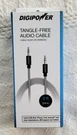 Digipower Tangle-free Audio Cable 3' Use With Apple Or Android Nib. Fixed Price $15.00.