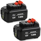 Pack 7AH For Dewalt DCB120 Volt Max Lithium-ion Battery DCB127-2 DCB122. Fixed Price $43.98.