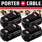 2-4PACK 18V 4.5AH Replace Battery For Porter Cable PC18B 18-VOLT Cordless Tools. Fixed Price $54.00.