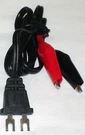 Power-sonic 12V Charger Cord With Alligator Clips. Fixed Price $9.99.