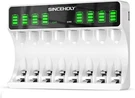 8 Bay Lcd Smart Aaa Battery Charger, Usb High-speed Charging, Independent Slo. Fixed Price $24.15.