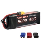 Venom 50C 3S 5000MAH 11.1V Lipo Battery DEANS/TAMIYA/EC3/TRAXXAS Plug 1:8 Rc. Fixed Price $32.49.