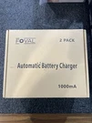 2-PACK Foval Automatic Trickle Battery Charger 12V 1000MA Smart. Fixed Price $47.00.