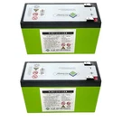 2PC Energy 11AH K2B12V11EB Lithium Iron Phosphate Battery With Bms. Fixed Price $401.36.