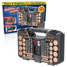 Battery Storage Organizer Case 180 Batteries Double Sided Charcoal Portable. Fixed Price $46.99.