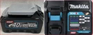 New Makita DC40RA 40V Max Xgt Rapid Optimum Charger 2.5 Ah Li-ion Battery. Fixed Price $177.00.