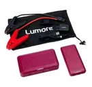Lumore Pro Jump Starter Kit W/ac Plug & Power Bank W/cables Bag-berry-new. Fixed Price $74.95.