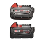 Milwaukee M18 Redlithium Xc 5.0AH 18V Battery 2-PACK For Power Tools. Fixed Price $221.99.