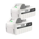 2PACK 6.0AH Lithium-ion Battery For Sun Joe & Snow 24VBAT-LTW. Fixed Price $66.99.