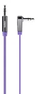 Belkin Mixit Colour Range 0.9M Flat Right Angle Jack To Aux Cable Purple. Fixed Price $12.08.