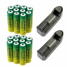 Skywolfeye 14500 Battery 1200MAH 3.7V Rechargeable Cell Batteries Aa Size Lot. Fixed Price $33.52.