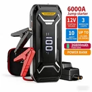 Acmount Car Starter 6000A Booster Jumper Power Bank Battery Charge 26800MAH. Fixed Price $99.99.