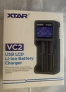 Xtar VC2 Li-ion Battery Charger For ( Two ) Cylindrical Batteries Lcd Usb New. Fixed Price $29.75.