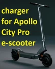 Fast 3A Ac Adapter Battery Charger For Apollo City Pro Electric Scooter 5468MM. Fixed Price $38.00.