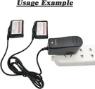 8.4V Heated Gloves Charger Socks Adapter For Batteries Charging. Fixed Price $21.99.