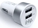 Ihip Cute Power - 2.4A Rapid Car Charger Plug Charging With Dual Usb Ports. Fixed Price $8.88.