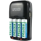 Lenmar Hour Aa/aaa Ac/dc Battery Charger W/ Usb Output - INCLUDES4. Fixed Price $9.58.