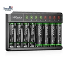 8-BAY Smart Charger With Aaa Rechargeable Battery, 4 2800MAH & X1100MA. Fixed Price $46.14.