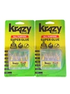 Krazy Glue All Purpose Crazy Super 4 Single-use Tubes With Storage Case 2X. Fixed Price $9.99.