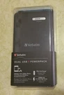 Verbatim Dual Usb Power Pack External Rechargeable Battery 12000MAH #98343 New. Fixed Price $8.00.