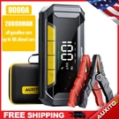 Auxito 20000MAH 8000A Jump Starter Portable Car Battery High Power Bank Booster. Fixed Price $166.24.