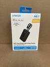 Power Bank Mfi Certified Lightning Cable 10,000MAH Anker Zolo- A1680 (25C). Fixed Price $39.99.