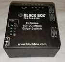 Black Box Extreme 10/100 Mbps Edge Switch LBH600A-HD-24 4-PORT Used No. Fixed Price $80.00.