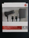 Radioshack 2730888 5VDC/1.2A Micro Usb Power Combo Cell Phone For Home And Car. Fixed Price $14.99.