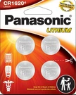 (4) Pack Panasonic CR1620 3V Lithium Coin Battery - Total Batteries. Fixed Price $26.99.
