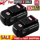 2PACK 18V 4.5AH Replace Battery For Porter Cable PC18B 18-VOLT Cordless Tools. Fixed Price $29.00.
