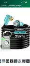 50 Amp 25FT Generator Cord And Waterproof Power Inlet Box Combo Kit Etl Listed. Fixed Price $95.00.